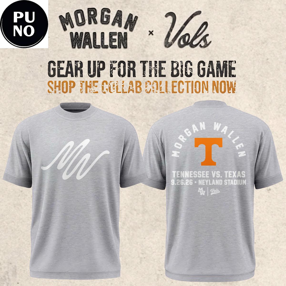 Tennessee Volunteers x Morgan Wallen 2026 Hoodie T-Shirt