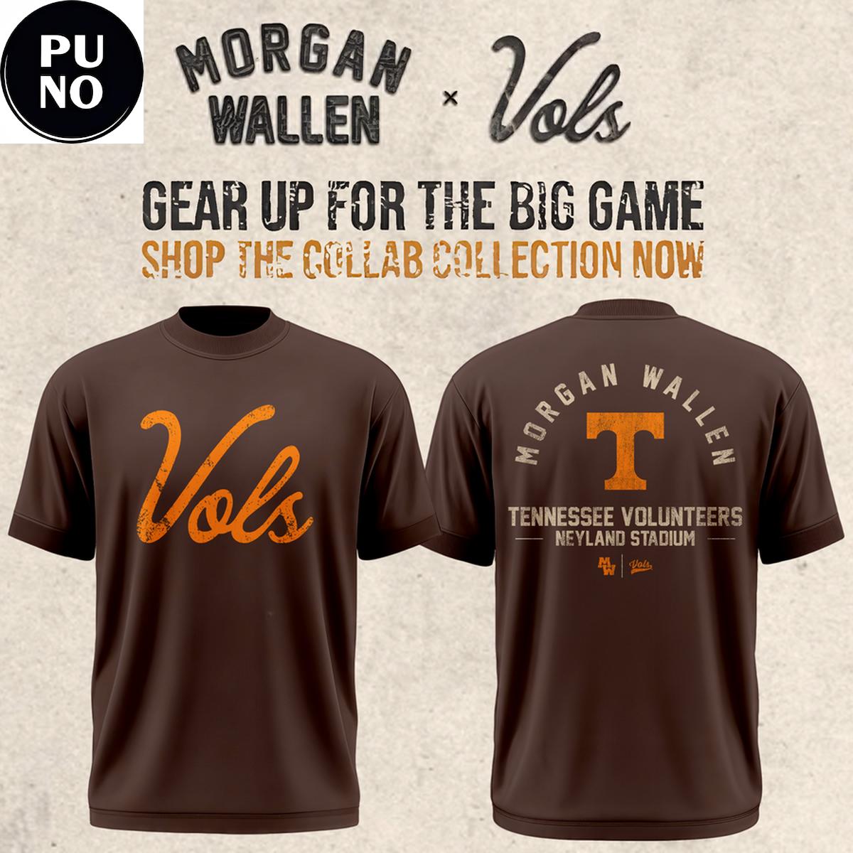 Tennessee Volunteers x Morgan Wallen 2026 Hoodie T-Shirt