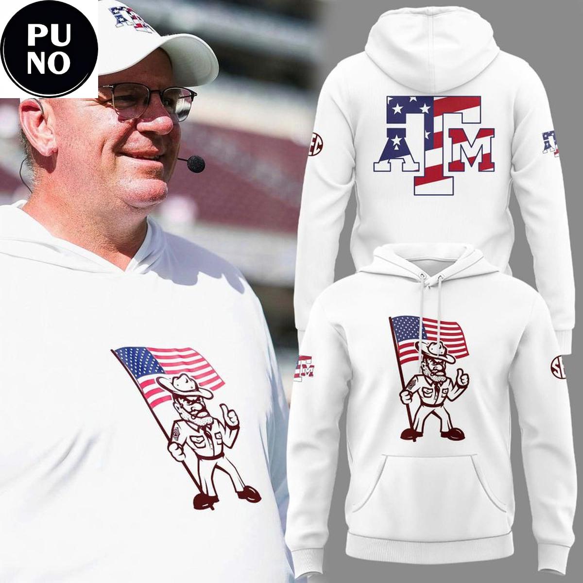 Texas A&M Aggies 2026 Coach Mike Elko Hoodie T-Shirt