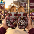 Texas A&M Aggies Suede Clogs