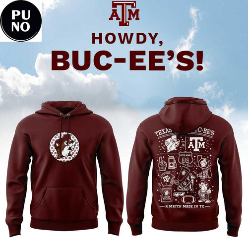 Texas A&M x Howdy Buc-ee’s 2026 Hoodie T-Shirt