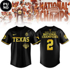 Texas Longhorns 2026 NCAA Softball College World Series National Champions Baseball Jersey