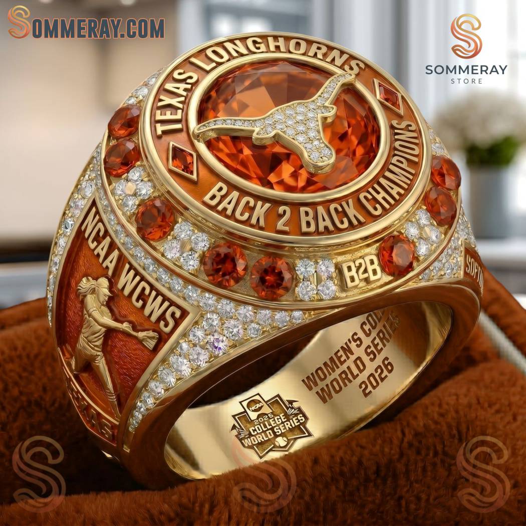Texas Longhorns Back-to-back Champions Women’s College World Series 2026 Ring