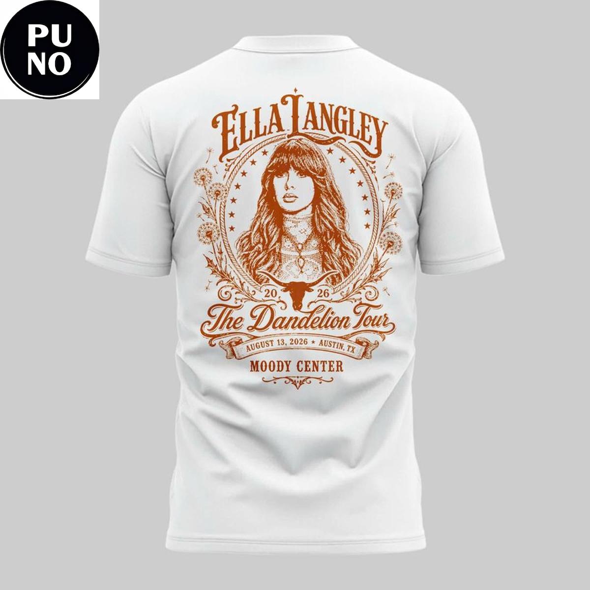 Texas Longhorns x Ella Langley Tour 2026 T-Shirt