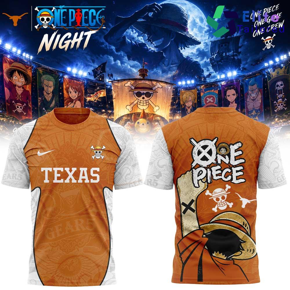 Texas Longhorns x One Piece Night 2026 Graphic T-Shirt