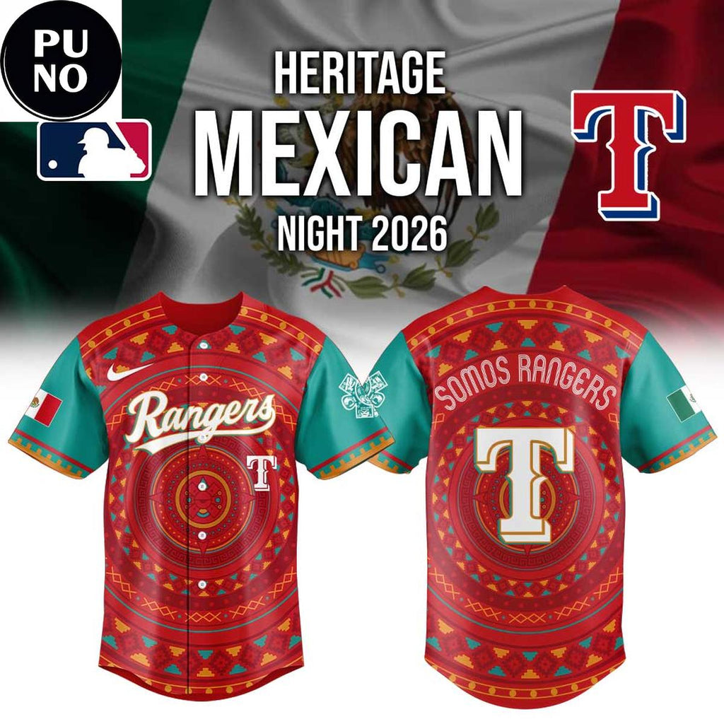 Texas Rangers Celebration Mexican Heritage Night 2026 Baseball Jersey