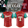 Texas Rangers Celebration Mexican Heritage Night 2026 Baseball Jersey