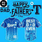 Texas Rangers Happy Mother’s Day and Father’s Day 2026 Personalied Baseball Jersey