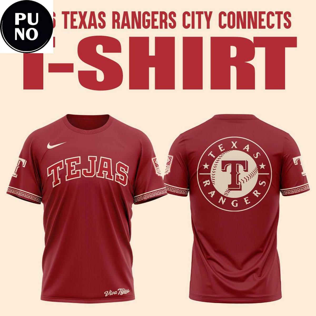 Texas Rangers MLB City Connect 2026 Tejas Hoodie T-Shirt