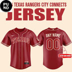 Texas Rangers MLB City Connect 2026 Tejas Personalized Baseball Jersey