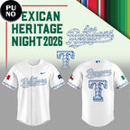 Texas Rangers Mexican Heritage Night 2026 Baseball Jersey