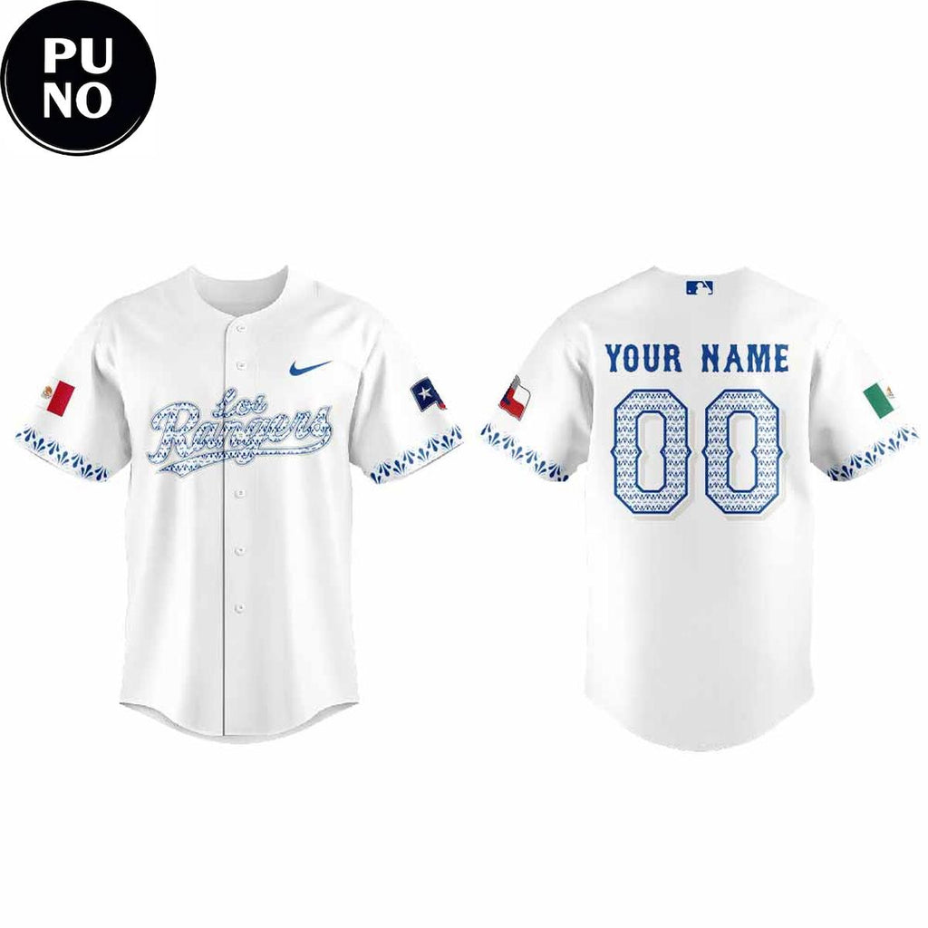 Texas Rangers Mexican Heritage Night 2026 Personalized Baseball Jersey