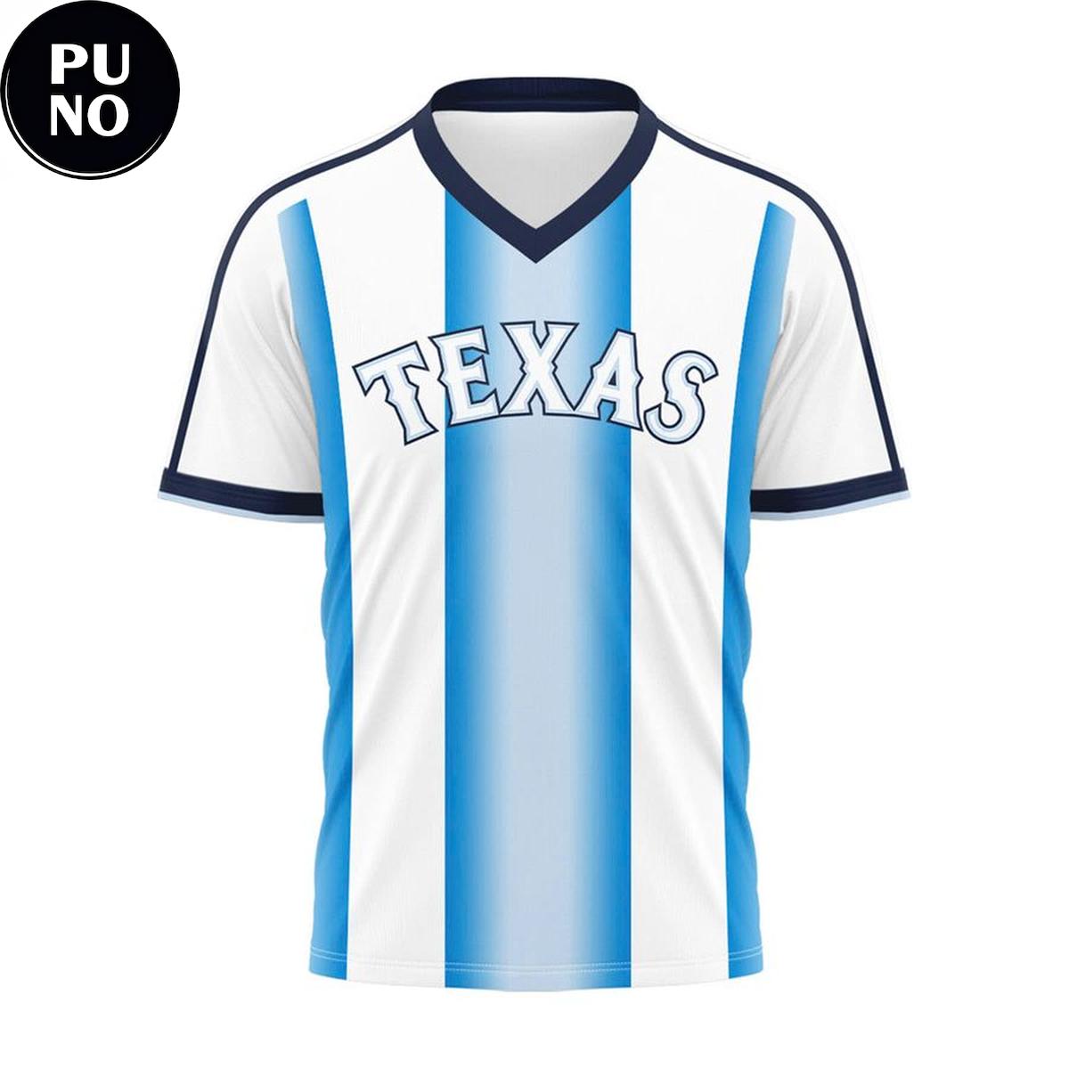 Texas Rangers x Argentina National Soccer 2026 Personalized Shirt
