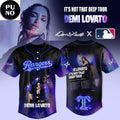 Texas Rangers x Demi Lovato It’s Not That Deep Tour 2026 Baseball Jersey