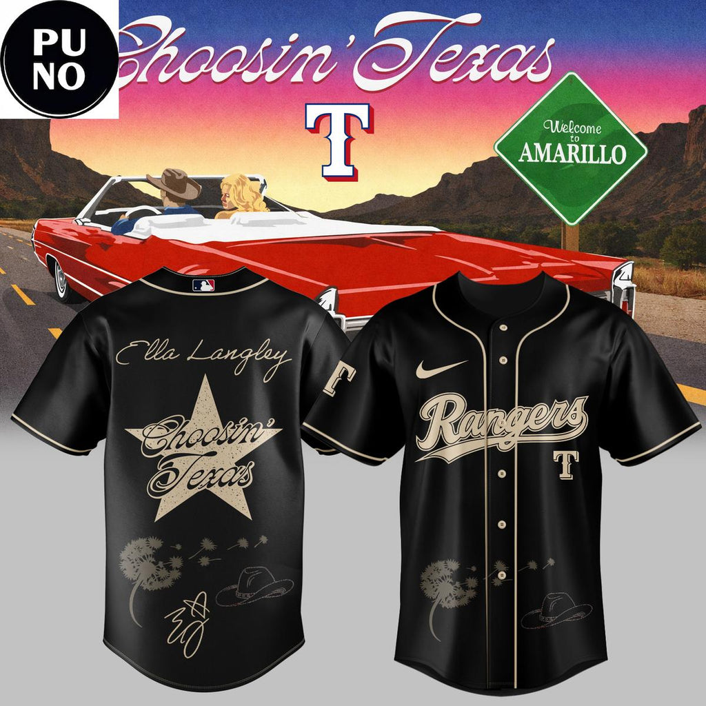 Texas Rangers x Ella Langley Choosin’ Texas 2026 Baseball Jersey