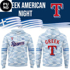 Texas Rangers x Greek American Night 2026 Hoodie