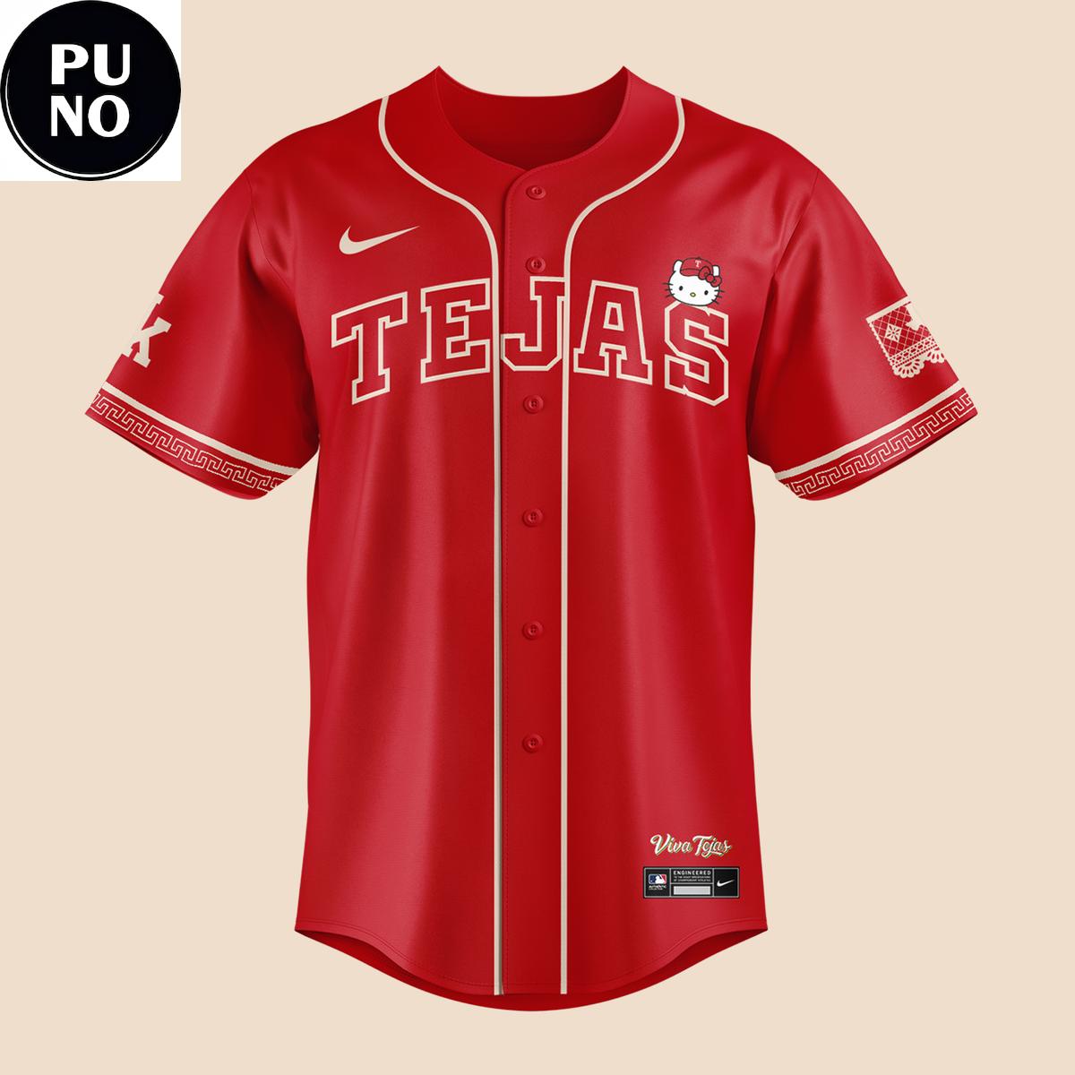 Texas Rangers x Hello Kitty City Connect 2026 Baseball Jersey