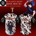 Texas Rangers x Jujutsu Kaisen Night 2026 Baseball Jersey