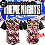 Texas Rangers x Jujutsu Kaisen Theme Night 2026 Personalized Baseball Jersey