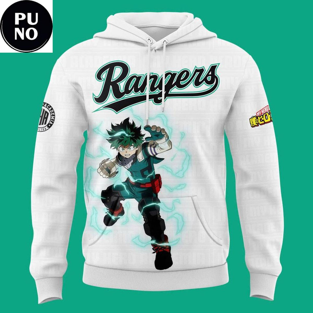 Texas Rangers x My Hero Academia Night 2026 Hoodie Shirt