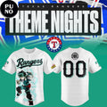 Texas Rangers x My Hero Academia Night 2026 Personalized Baseball Jersey