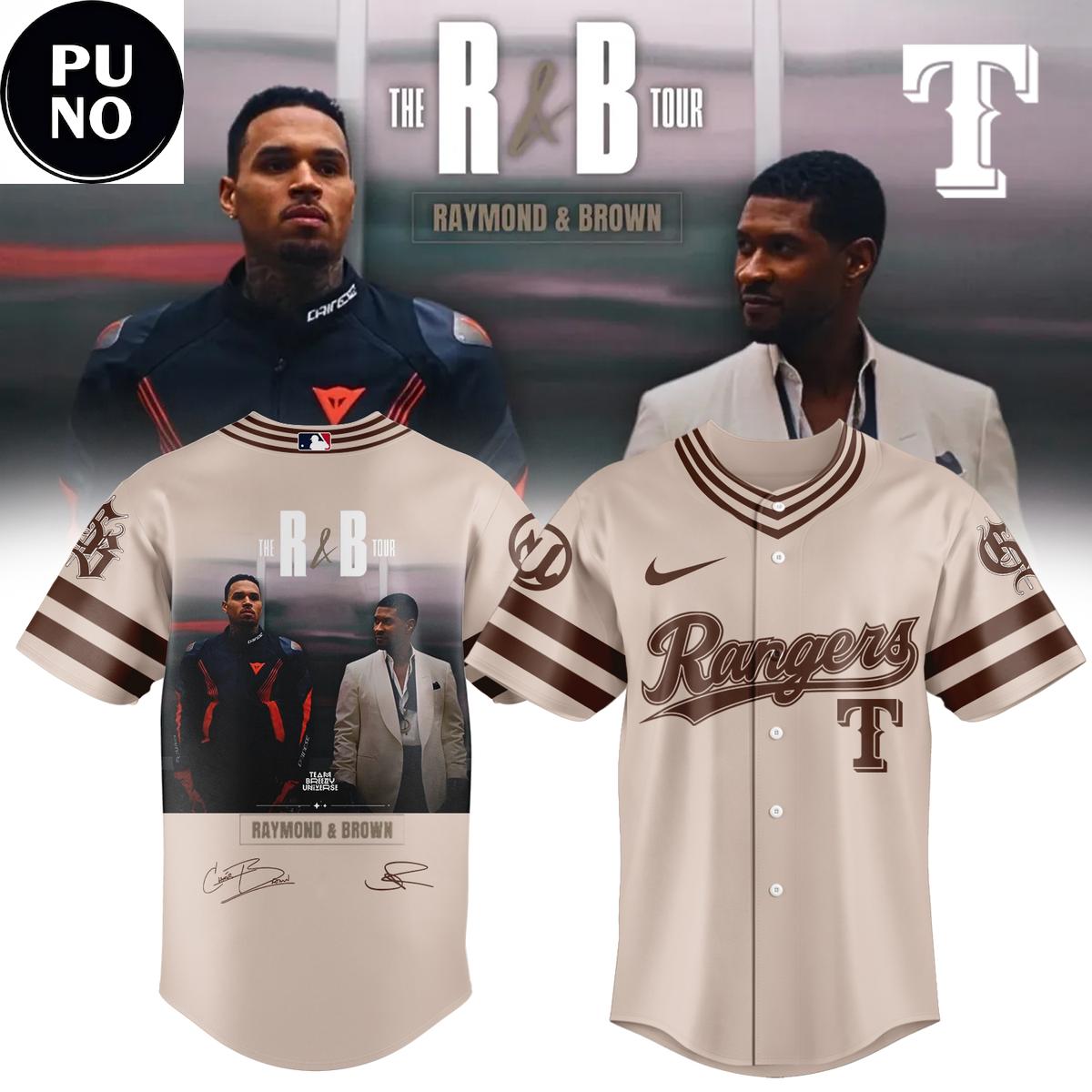 Texas Rangers x Raymond & Brown 2026 The R&B Tour Baseball Jersey
