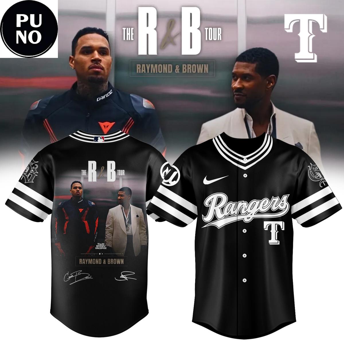 Texas Rangers x Raymond & Brown 2026 The R&B Tour Baseball Jersey