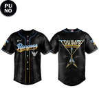 Texas Rangers x Triumph’s The Rock & Roll Machine Reloaded Tour 2026 Baseball Jersey