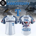 Texas Rangers x US Air Force 79th Anniversary 2026 Baseball Jersey