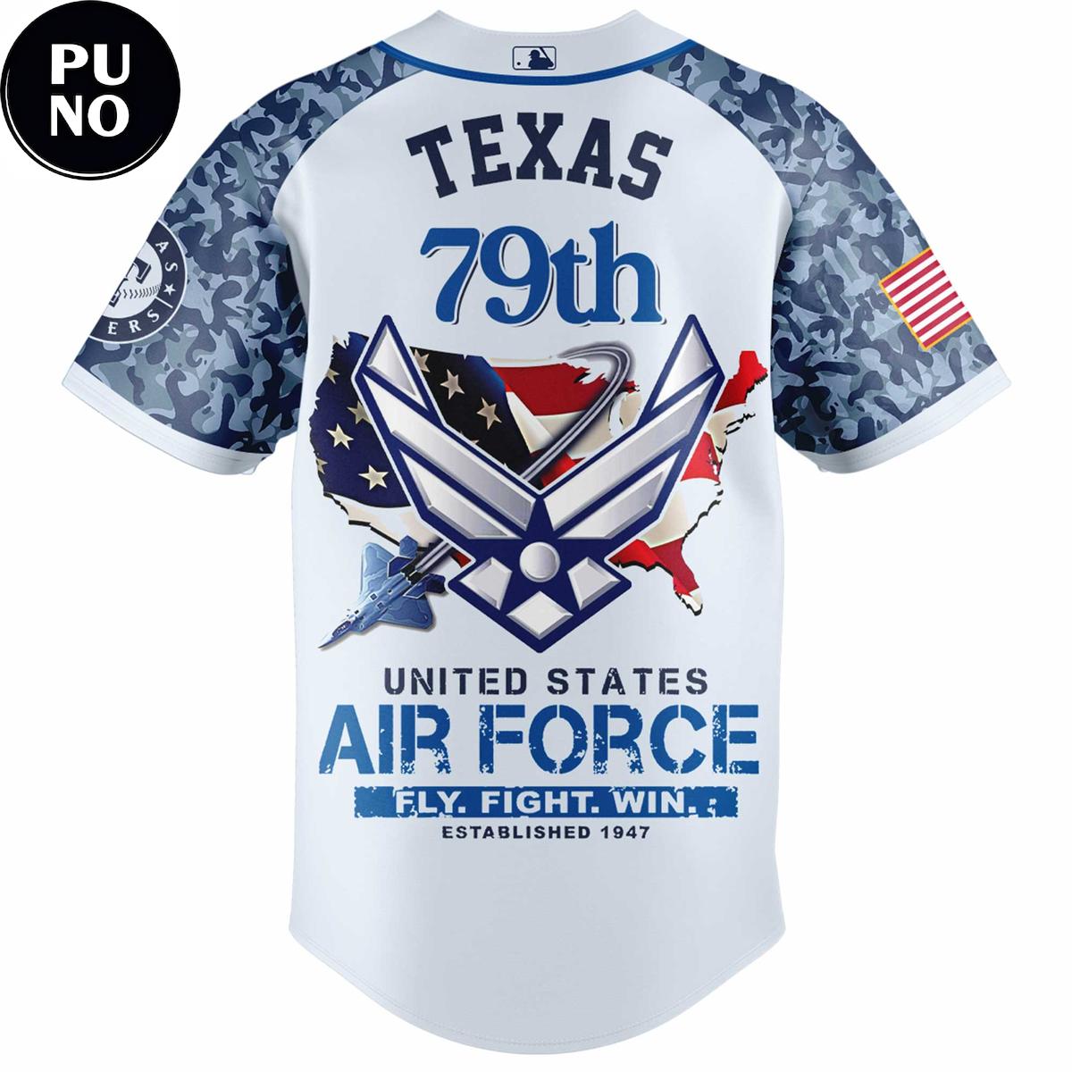 Texas Rangers x US Air Force 79th Anniversary 2026 Baseball Jersey