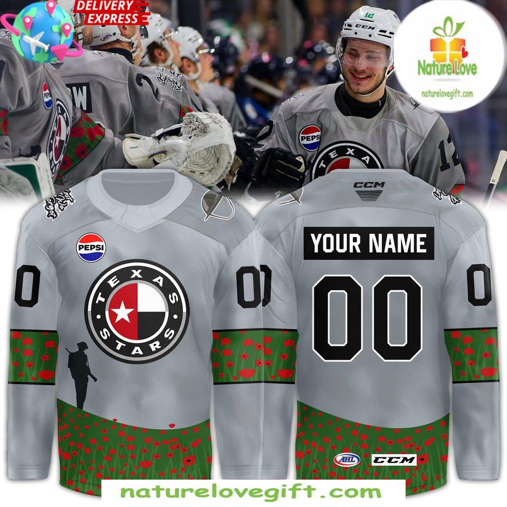 Military Hockey Jersey Texas Stars Special Appreciation