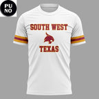 Texas State Bobcats Basketball Throwback Uniform Hoodie T-Shirt