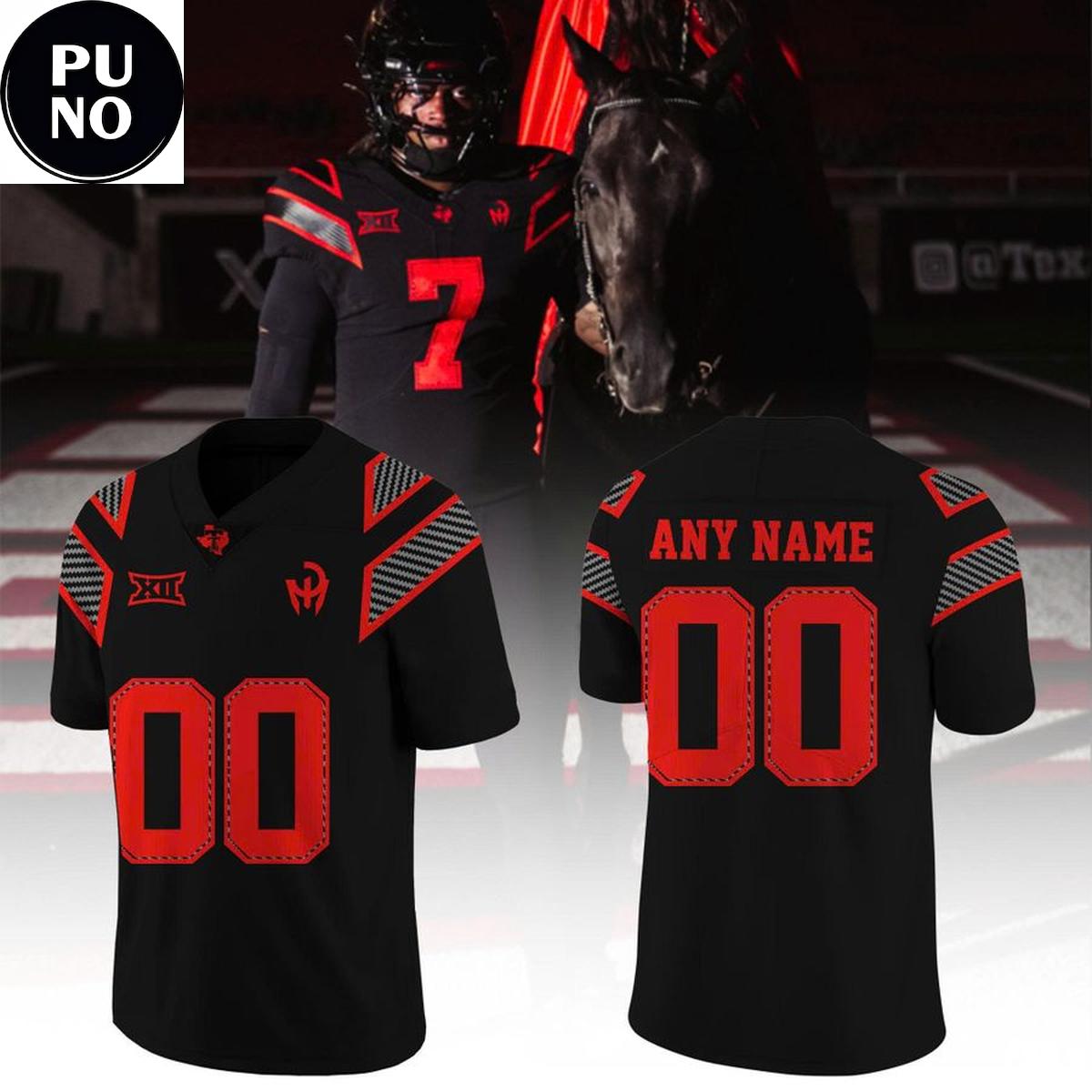 Texas Tech Red Raiders 2026 Let’s Ride Personalized Football Jersey