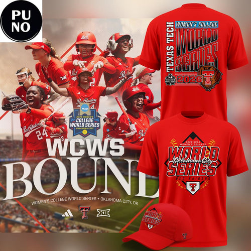 Texas Tech Red Raiders 2026 Women’s College World Series T-Shirt