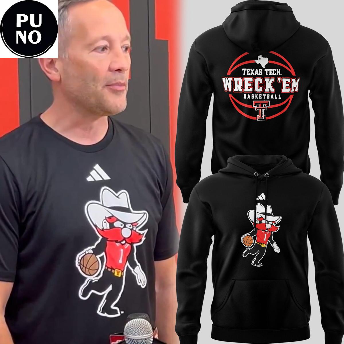 Texas Tech Red Raiders Basketball 2026 Wreck ’em Hoodie T-Shirt