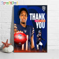 Thank You For Everything Darnell Mooney Chicago Bears Wall Art Poster Canvas