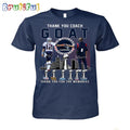 Thank You GOAT Bill Belichick And Brady New England Patriots Champions Thank You For The Memories T-Shirt