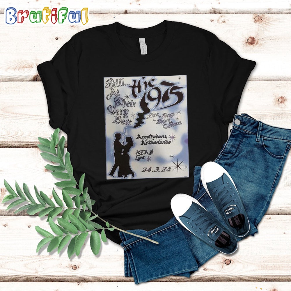 The 1975 March 2024 Afas Live Amsterdam Netherlands T Shirt