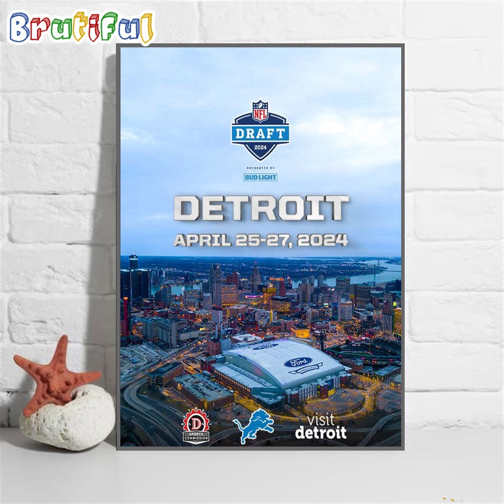 The 2024 NFL Draft Will Take Place Wall Art Poster Canvas