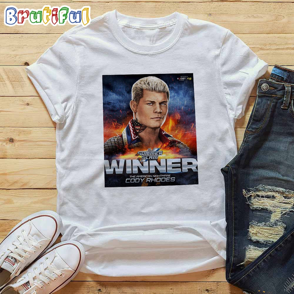 The American Nightmare Cody Rhodes Is The Winner At WWE SummerSlam T-Shirt
