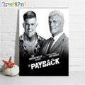 The American Nightmare Cody Rhodes With The Grayson Waller Effect at WWE Payback Wall Art Poster Canvas