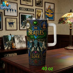 The Beatles Abbey Road 40oz Tumbler With Handle