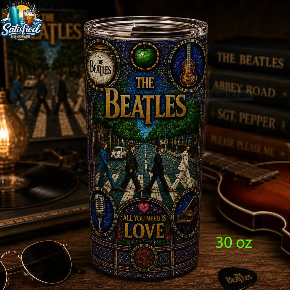 The Beatles Abbey Road 40oz Tumbler With Handle