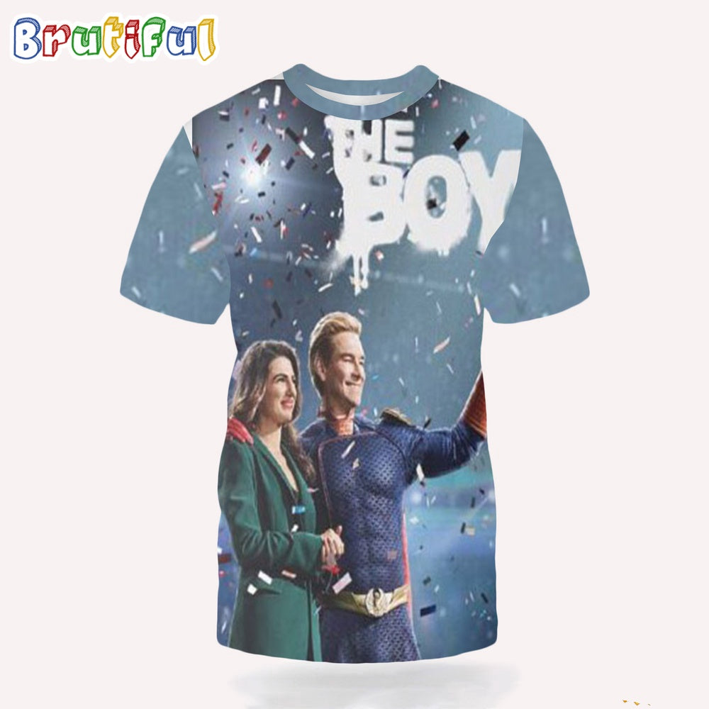 The Boys New Season Poster Home Lander And Victoria Neuman Releases On June 13 Break Out The Fuckin Confetti 3D T Shirt