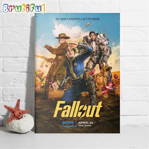 The Fallout Series All Episodes Release April 11 On Prime Video Wall Art Poster Canvas