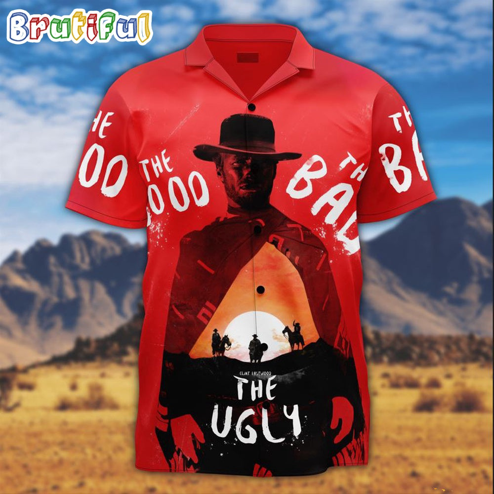 The Good The Bad The Ugly Hawaiian Shirt, Film The Good Bad And Ugly Aloha Shirt