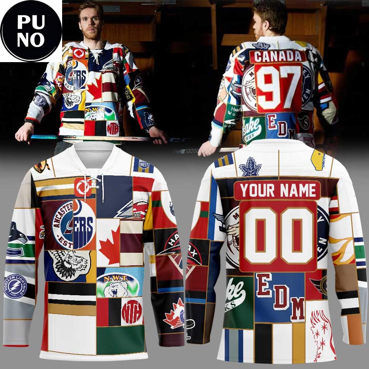 The Great Canadian Jersey – Rogers and McDavid 2026 Personalized Hockey Jersey