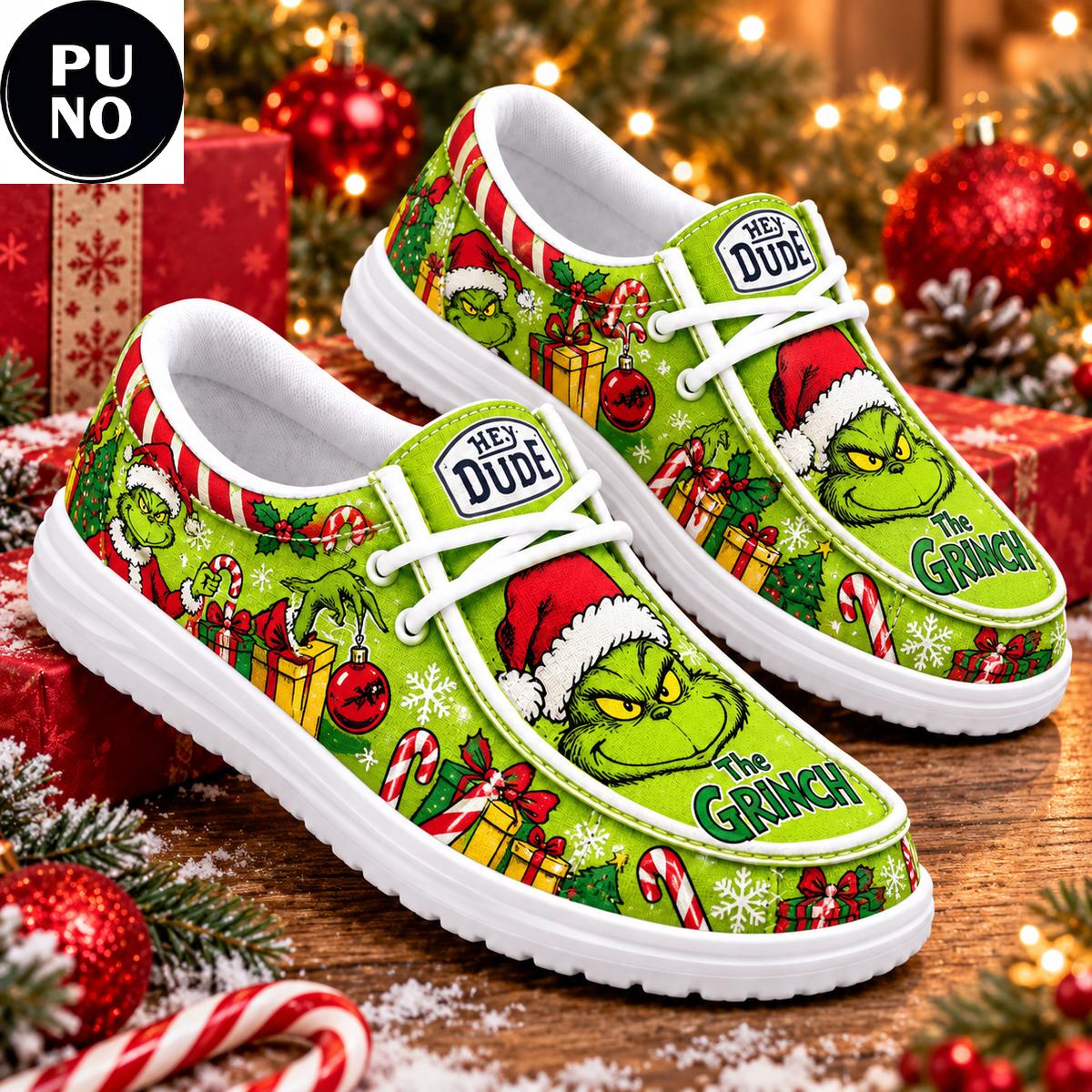 The Grinch Christmas 2026 Hey Dude Shoes