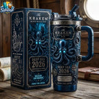 The Kraken Deep Sea 2026 Black Spiced Rum Commemorative Tumbler