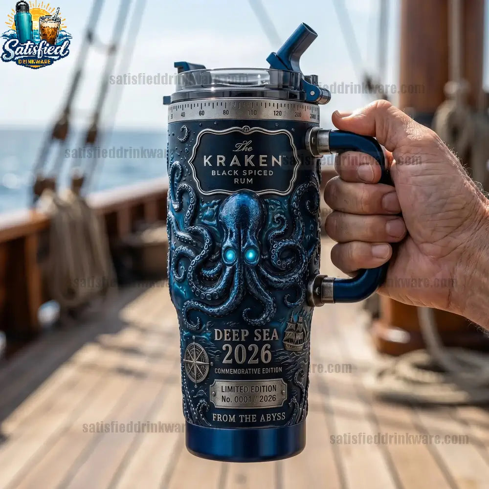 The Kraken Deep Sea 2026 Black Spiced Rum Commemorative Tumbler